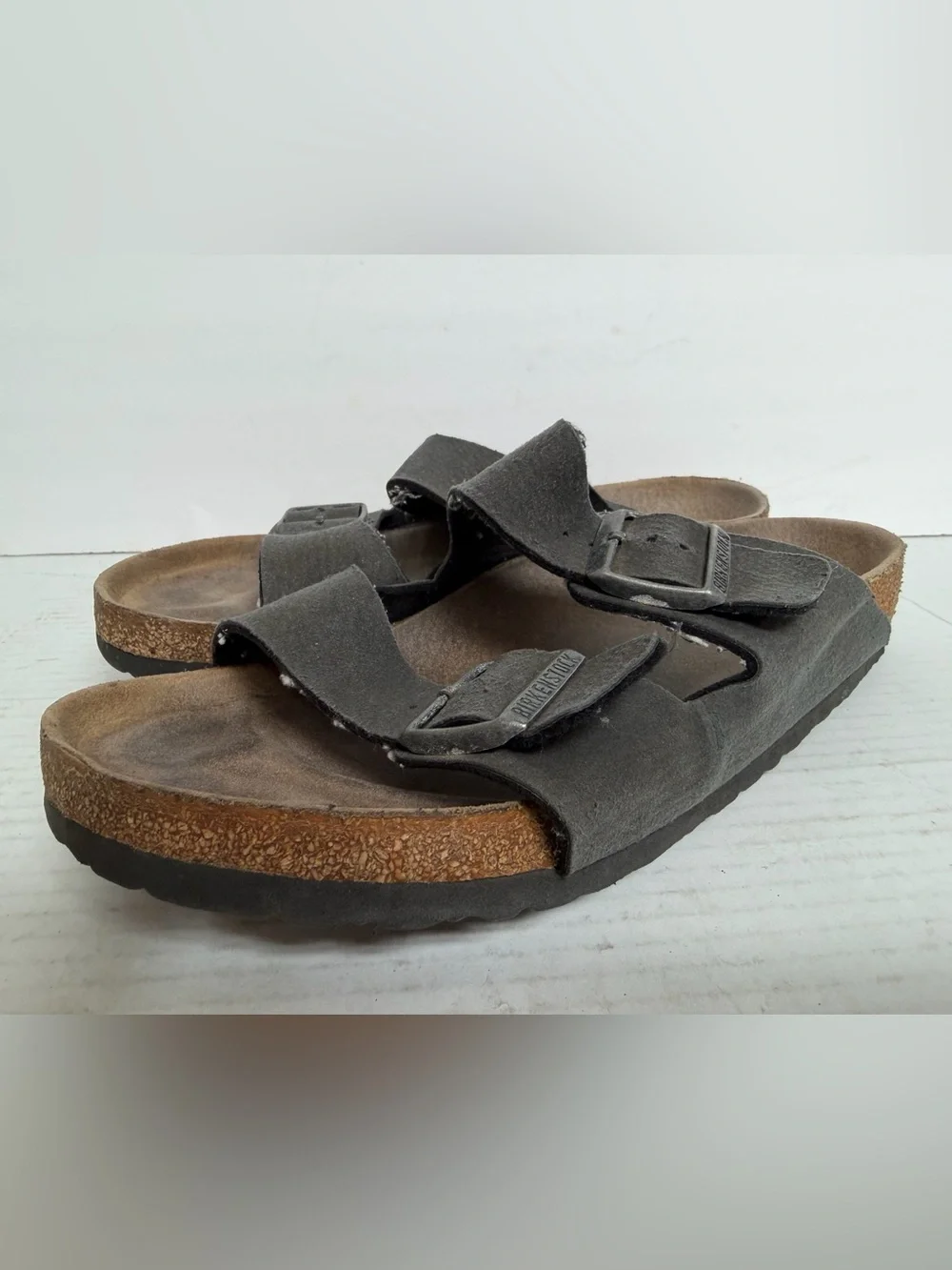 Birkenstock Arizona Sandals Gray Anthracite EU 42 US Men 9 W11 NICE